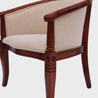 ЧАЙНАЯ ГРУППА А Деревянное чайное кресло с подлокотниками